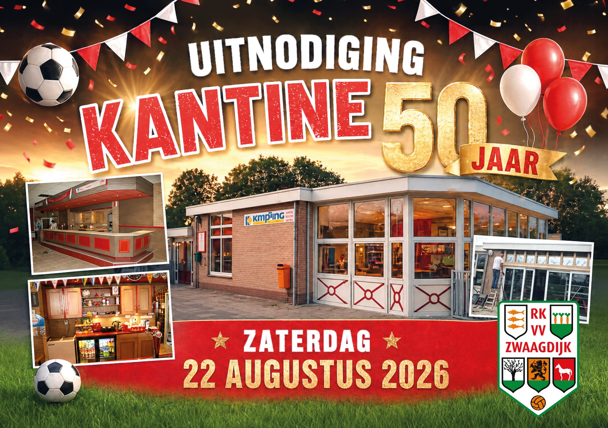 🎉 REMINDER: KANTINE 50 JAAR! 🎉