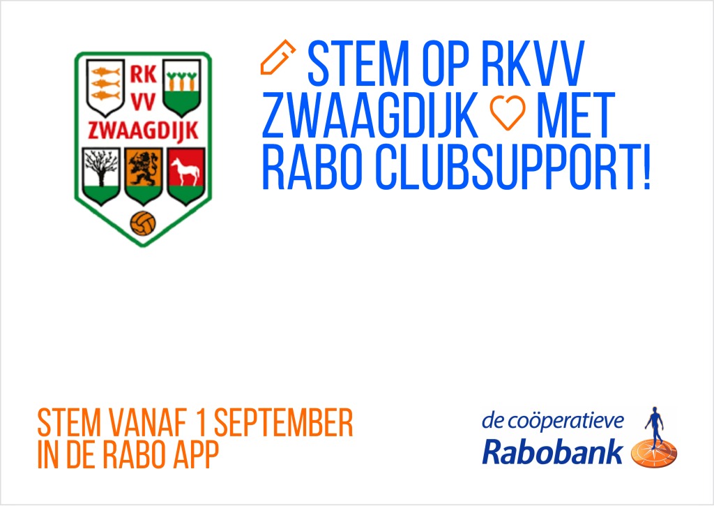 Wij doen mee met Rabo ClubSupport!